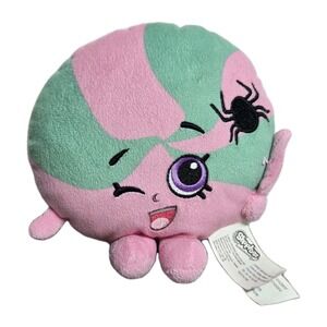 Halloween SHOPKINS Minnie Mintie  Plush Stuffed Animal Winking Pink Green Mint